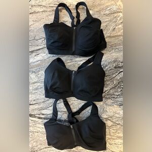 Victoria's Secret Knockout High Impact Sports Bra Set - Black 34DDD